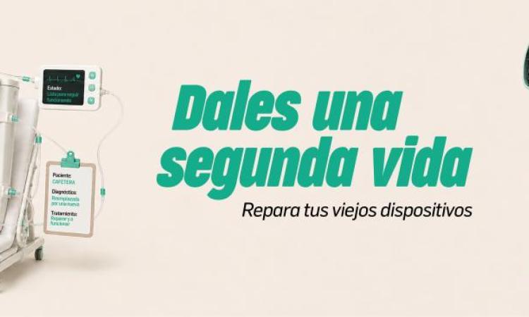 Imagen central de la campaña "Dales una segunda vida"
